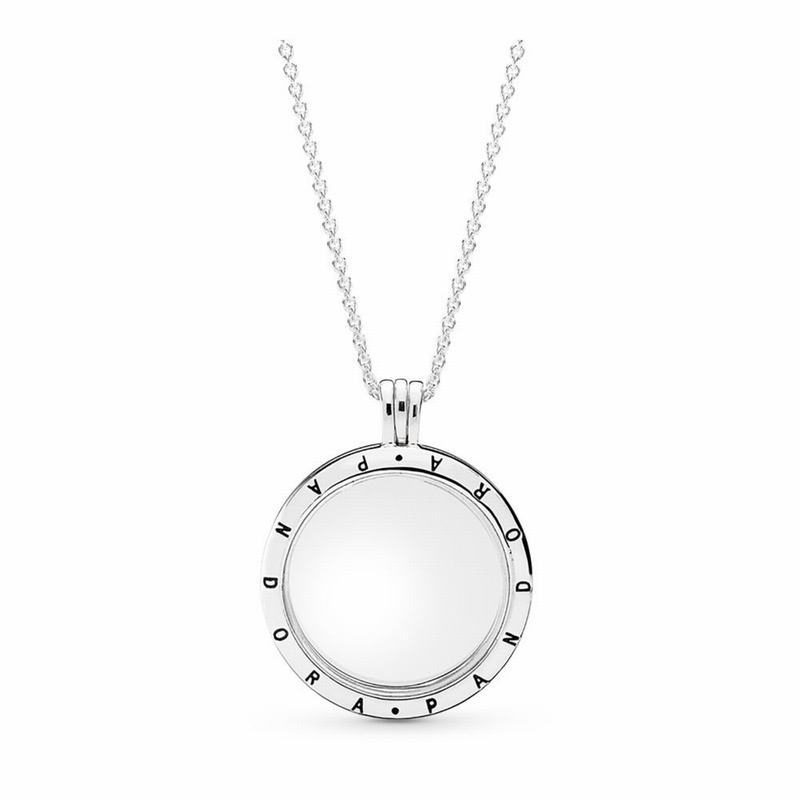 Pandora Floating Locket Large Necklace Silver Egypt LI2857631